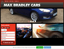 Tablet Screenshot of max-bradley.co.uk